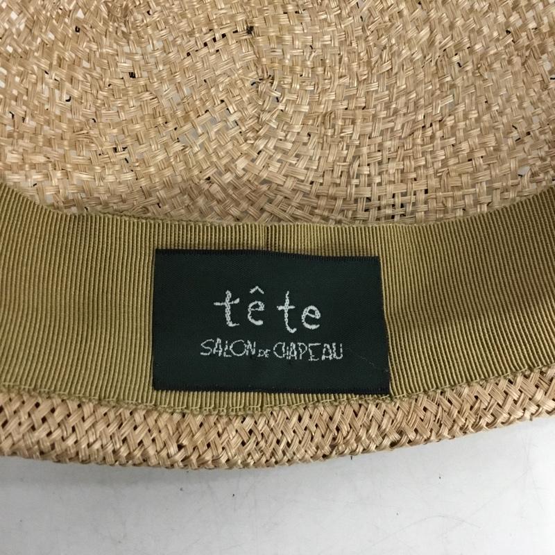 テテ サロン・ド・シャポー tete salon de chapeau 帽子 ハット ヘッドドレス レース 無地 ベージュ / ベージュ / beige レディース USED 古着 中古 10157568