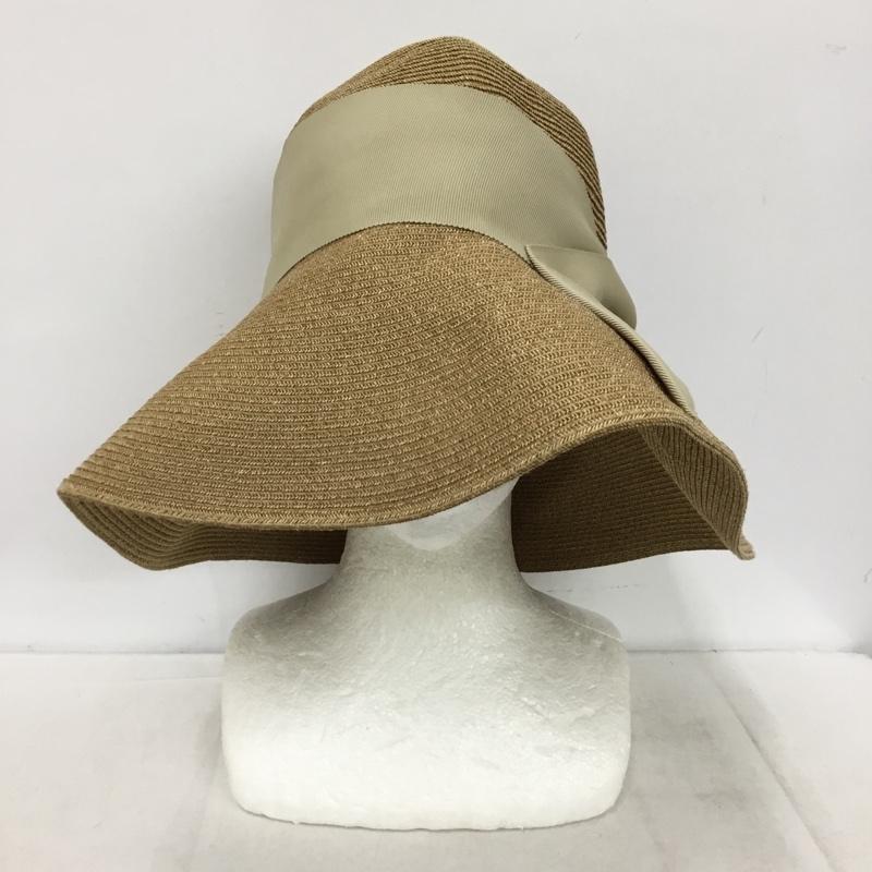 アシーナ ニューヨーク Athena New York 帽子 ハット キャペリン型ハット 無地 ベージュ / ベージュ / beige レディース USED 古着 中古 10157571