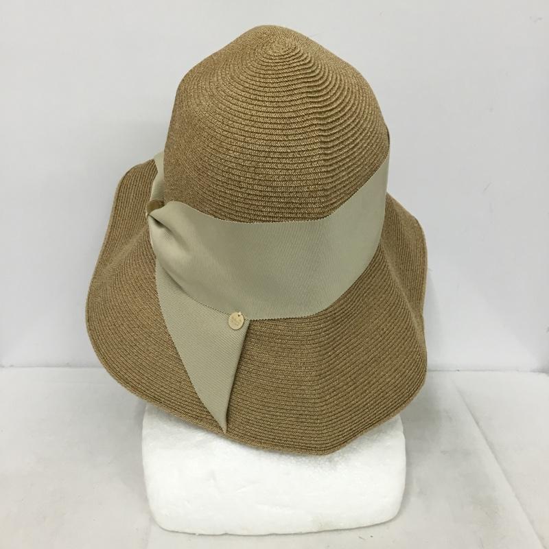 アシーナ ニューヨーク Athena New York 帽子 ハット キャペリン型ハット 無地 ベージュ / ベージュ / beige レディース USED 古着 中古 10157571