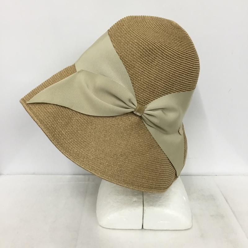 アシーナ ニューヨーク Athena New York 帽子 ハット キャペリン型ハット 無地 ベージュ / ベージュ / beige レディース USED 古着 中古 10157571