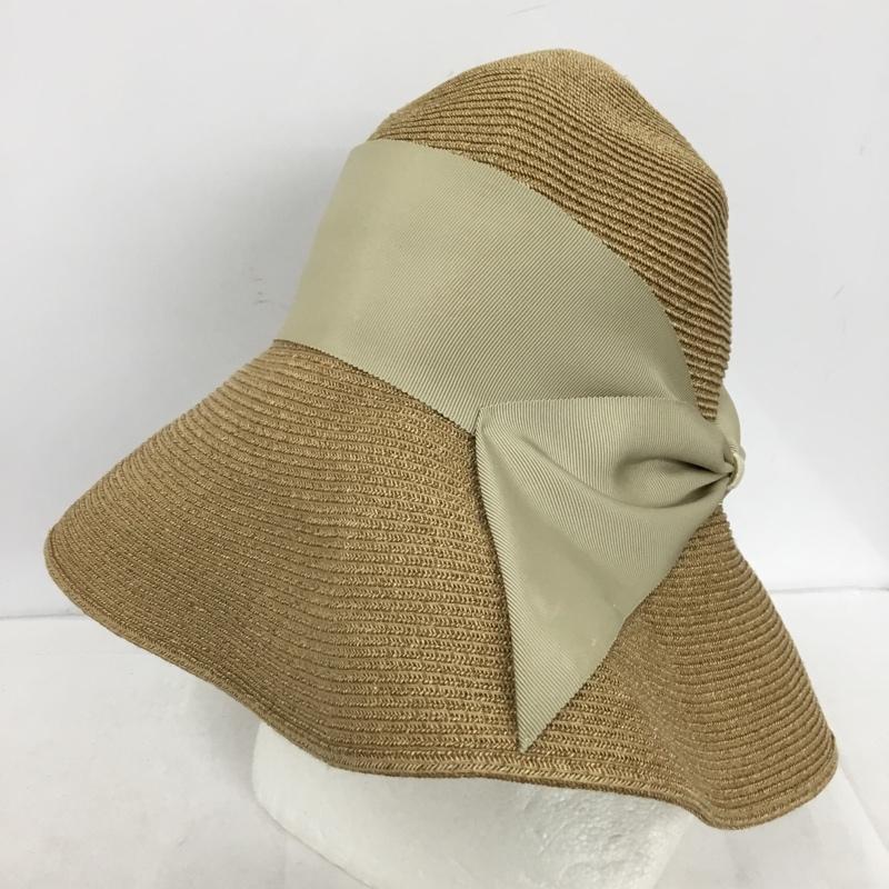 アシーナ ニューヨーク Athena New York 帽子 ハット キャペリン型ハット 無地 ベージュ / ベージュ / beige レディース USED 古着 中古 10157571