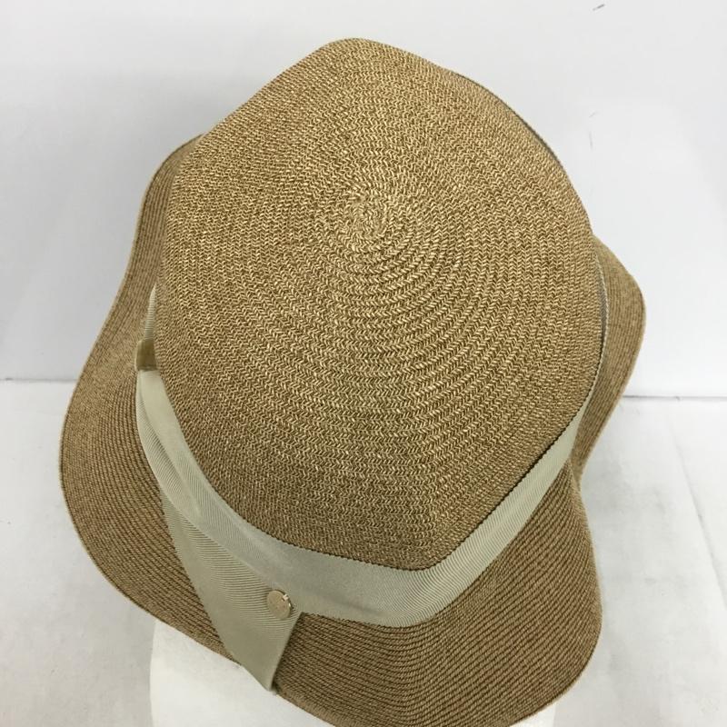 アシーナ ニューヨーク Athena New York 帽子 ハット キャペリン型ハット 無地 ベージュ / ベージュ / beige レディース USED 古着 中古 10157571