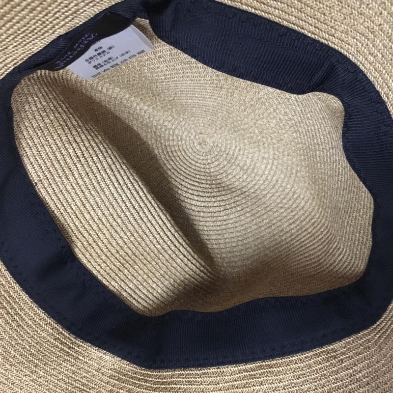 アシーナ ニューヨーク Athena New York 帽子 ハット キャペリン型ハット 無地 ベージュ / ベージュ / beige レディース USED 古着 中古 10157571