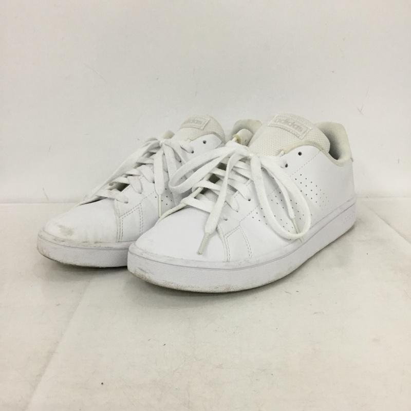 アディダス adidas スニーカー スニーカー EE7692 ADVANCOURT BASE 26.5cm 26.5cm ロゴ、文字 白 / ホワイト / white メンズ USED 古着 中古 10157573
