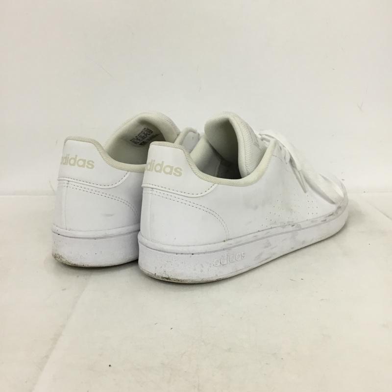 アディダス adidas スニーカー スニーカー EE7692 ADVANCOURT BASE 26.5cm 26.5cm ロゴ、文字 白 / ホワイト / white メンズ USED 古着 中古 10157573