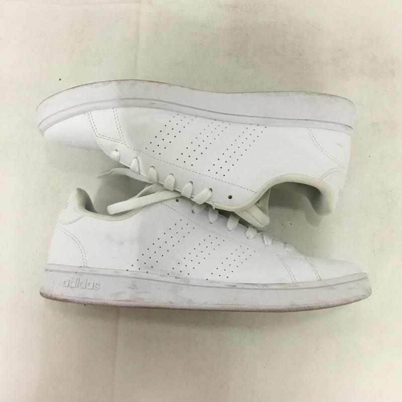 アディダス adidas スニーカー スニーカー EE7692 ADVANCOURT BASE 26.5cm 26.5cm ロゴ、文字 白 / ホワイト / white メンズ USED 古着 中古 10157573