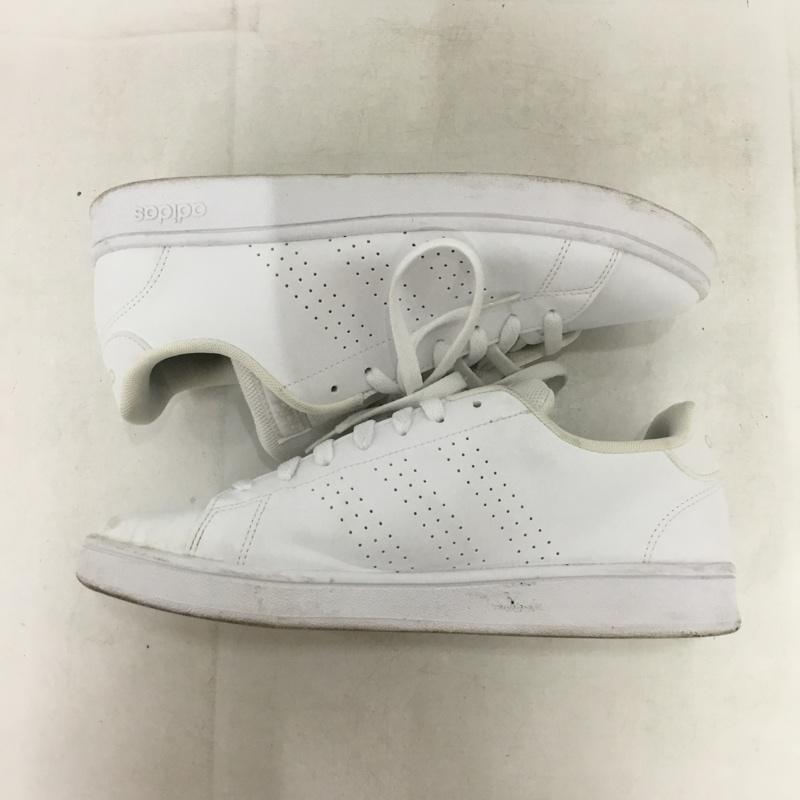アディダス adidas スニーカー スニーカー EE7692 ADVANCOURT BASE 26.5cm 26.5cm ロゴ、文字 白 / ホワイト / white メンズ USED 古着 中古 10157573