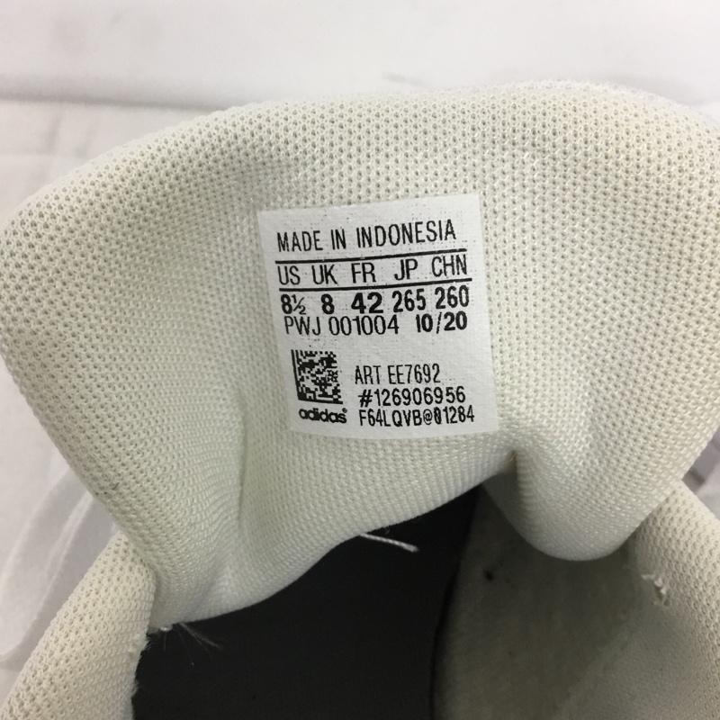 アディダス adidas スニーカー スニーカー EE7692 ADVANCOURT BASE 26.5cm 26.5cm ロゴ、文字 白 / ホワイト / white メンズ USED 古着 中古 10157573