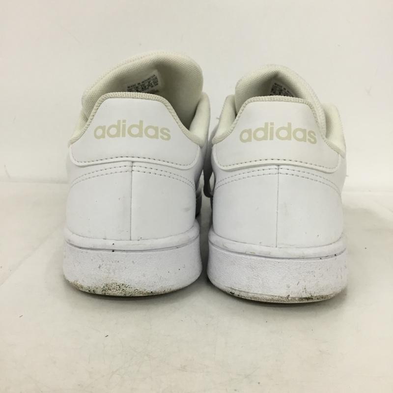 アディダス adidas スニーカー スニーカー EE7692 ADVANCOURT BASE 26.5cm 26.5cm ロゴ、文字 白 / ホワイト / white メンズ USED 古着 中古 10157573