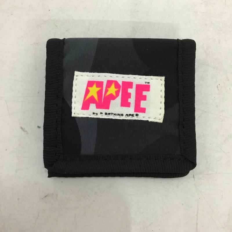 エイピー APEE 財布 コンパクト財布 コインケース 小銭入れ 迷彩 カモ柄 ロゴ、文字 マルチカラー / マルチカラー / multicolor レディース USED 古着 中古 10157574