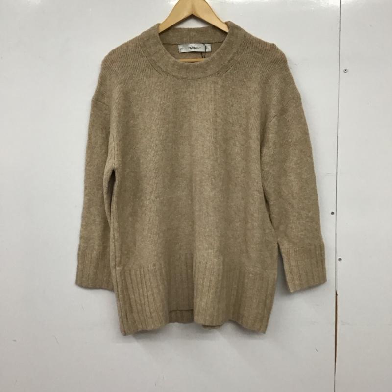 ザラ ZARA ニット、セーター 長袖 S 無地 ベージュ / ベージュ / beige レディース USED 古着 中古 10157577