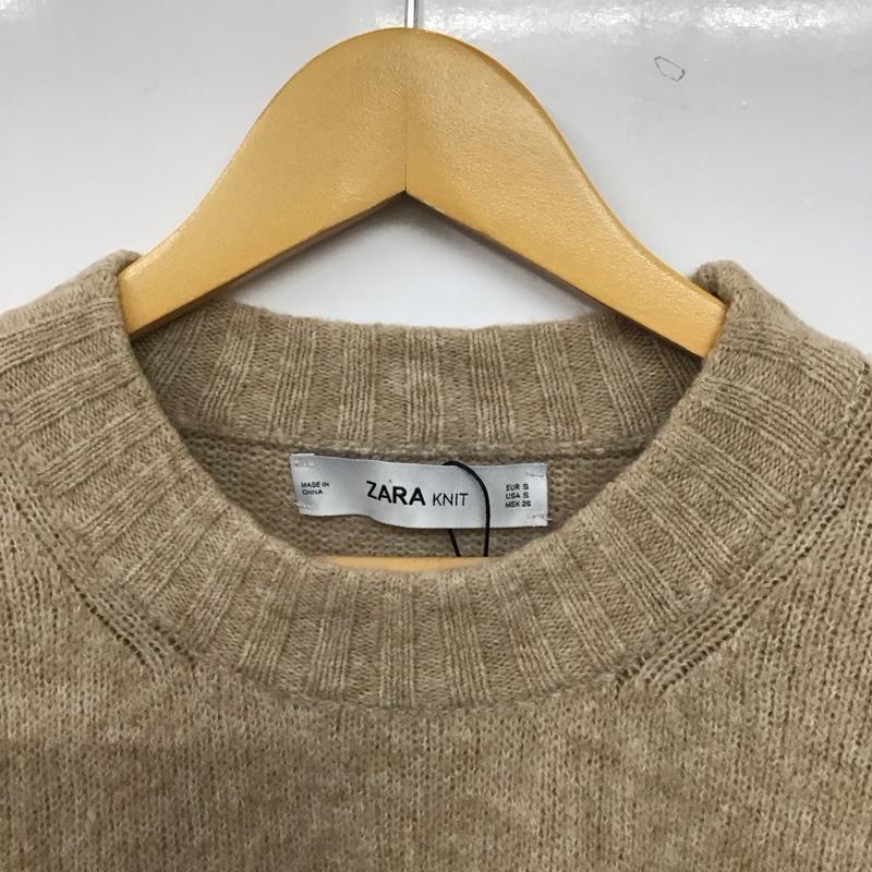 ザラ ZARA ニット、セーター 長袖 S 無地 ベージュ / ベージュ / beige レディース USED 古着 中古 10157577