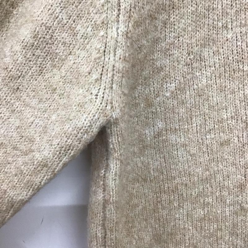 ザラ ZARA ニット、セーター 長袖 S 無地 ベージュ / ベージュ / beige レディース USED 古着 中古 10157577
