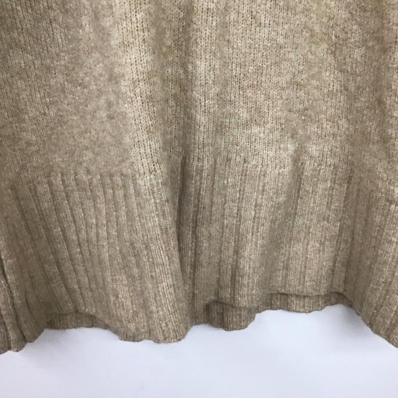 ザラ ZARA ニット、セーター 長袖 S 無地 ベージュ / ベージュ / beige レディース USED 古着 中古 10157577