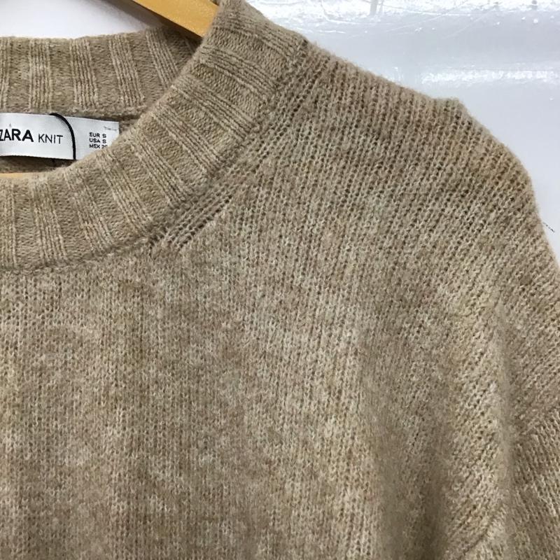 ザラ ZARA ニット、セーター 長袖 S 無地 ベージュ / ベージュ / beige レディース USED 古着 中古 10157577