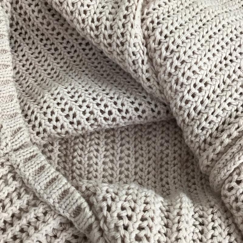 ローリーズファーム LOWRYS FARM ニット、セーター 長袖 FREE 無地 桃 / ピンク / pink レディース USED 古着 中古 10157578