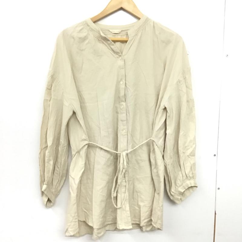 エヘカソポ ehka sopo シャツ、ブラウス 長袖 FREE 無地 ベージュ / ベージュ / beige レディース USED 古着 中古 10157580