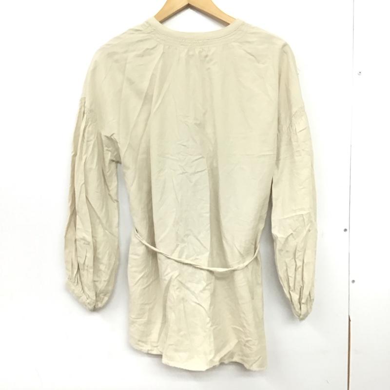 エヘカソポ ehka sopo シャツ、ブラウス 長袖 FREE 無地 ベージュ / ベージュ / beige レディース USED 古着 中古 10157580