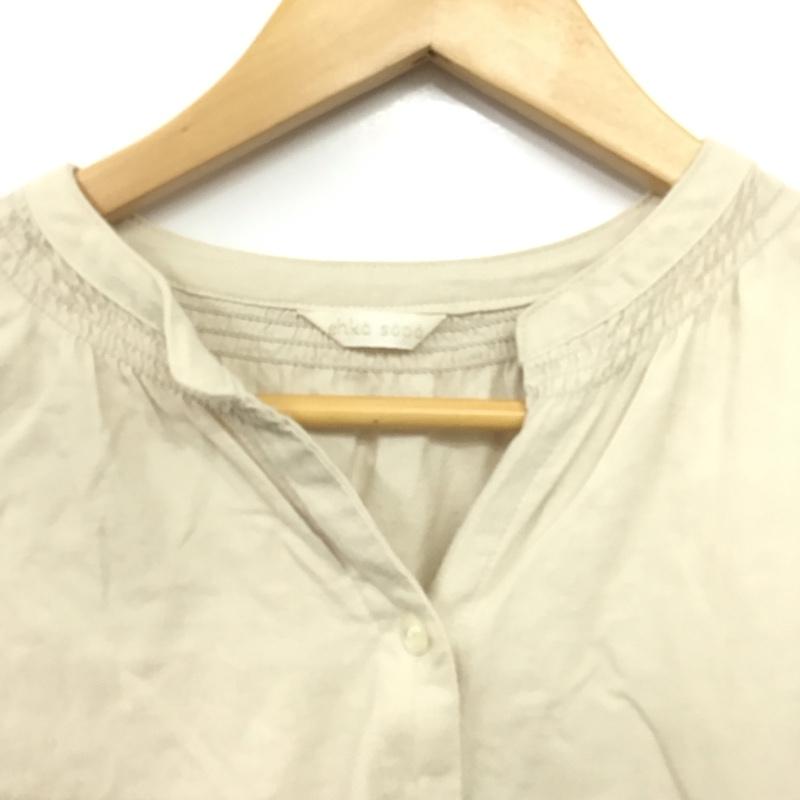 エヘカソポ ehka sopo シャツ、ブラウス 長袖 FREE 無地 ベージュ / ベージュ / beige レディース USED 古着 中古 10157580