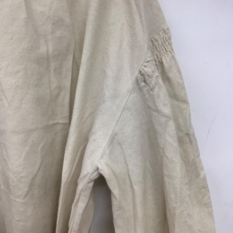 エヘカソポ ehka sopo シャツ、ブラウス 長袖 FREE 無地 ベージュ / ベージュ / beige レディース USED 古着 中古 10157580