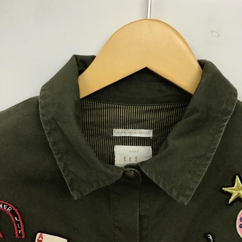 ザラ ZARA ワンピース ミニスカート M 無地 カーキ / カーキ / khaki レディース USED 古着 中古 10157581