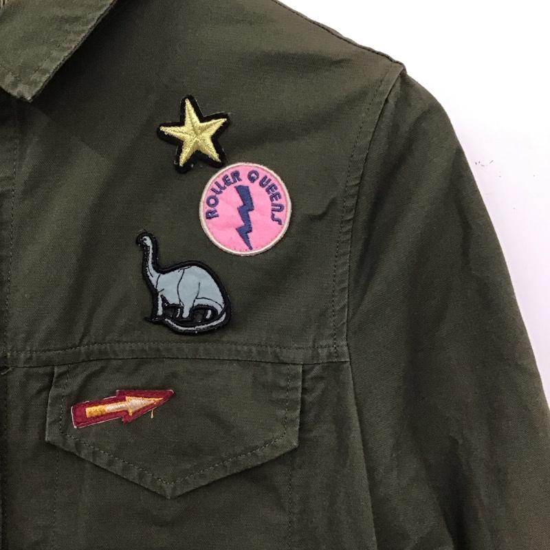 ザラ ZARA ワンピース ミニスカート M 無地 カーキ / カーキ / khaki レディース USED 古着 中古 10157581