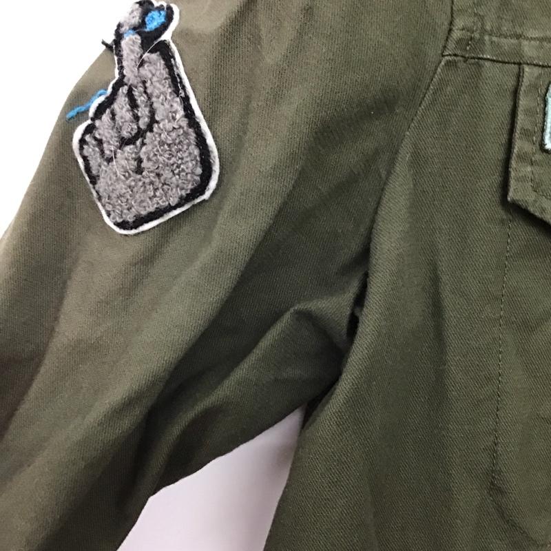 ザラ ZARA ワンピース ミニスカート M 無地 カーキ / カーキ / khaki レディース USED 古着 中古 10157581