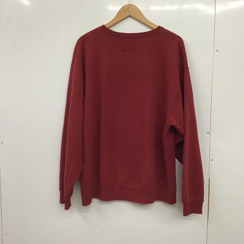 カーハート Carhartt トレーナー 長袖 長袖トレーナー L ロゴ、文字 えんじ / ワインレッド / dark red メンズ USED 古着 中古 10157582