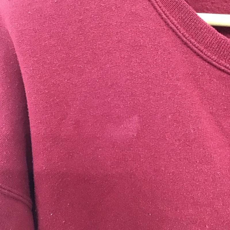 カーハート Carhartt トレーナー 長袖 長袖トレーナー L ロゴ、文字 えんじ / ワインレッド / dark red メンズ USED 古着 中古 10157582