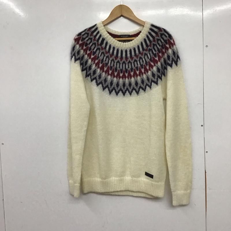 ブラックレーベルクレストブリッジ BLACK LABEL CRESTBRIDGE ニット、セーター 長袖 長袖ニットカットソー クルーネック セーター L プリント マルチカラー / マルチカラー / multicolor メンズ USED 古着 中古 10157584