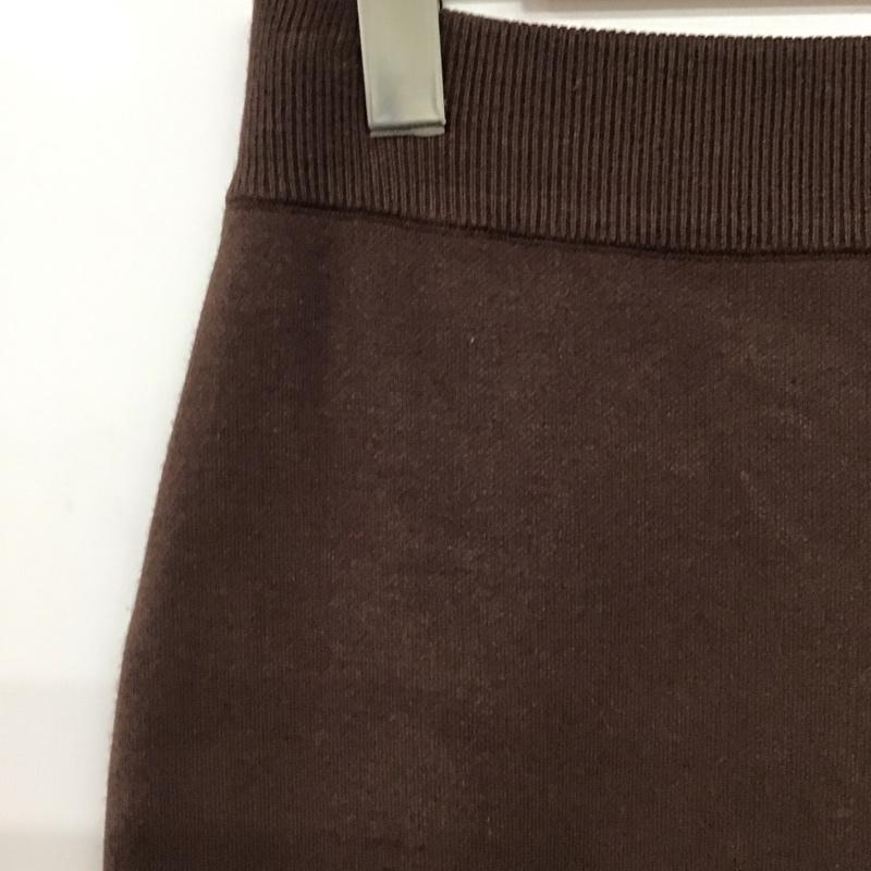 ディスコート Discoat スカート ロングスカート DCZ1022101A0007 ナローニットスカート FREE 無地 茶 / ブラウン / brown レディース USED 古着 中古 10157585
