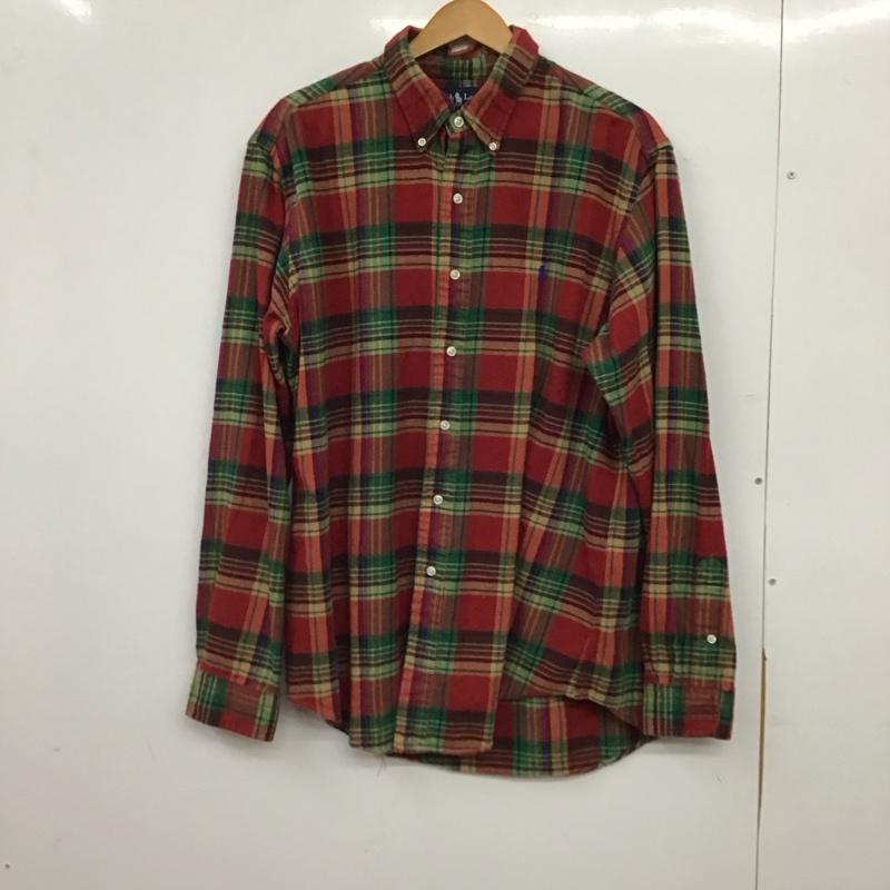 ラルフローレン RALPHLAUREN シャツ、ブラウス 長袖 長袖シャツ チェックシャツ カラーシャツ XL チェック マルチカラー / マルチカラー / multicolor メンズ USED 古着 中古 10157586