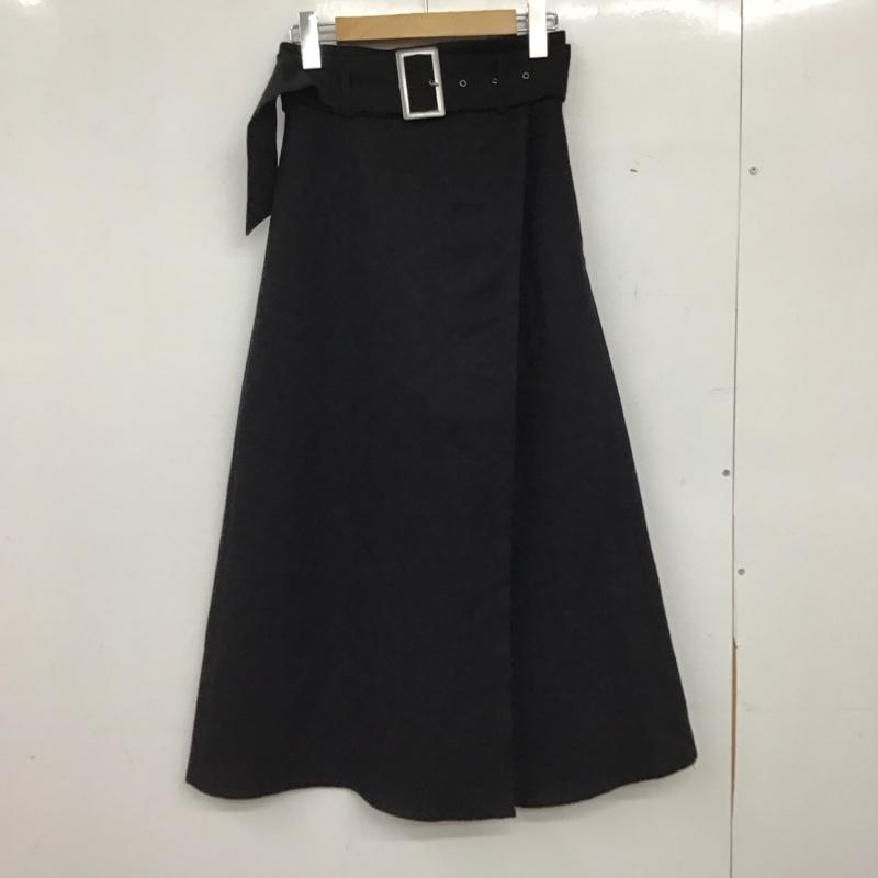 リゼクシー RESEXXY スカート ロングスカート キュロットスカート FREE 無地 黒 / ブラック / black レディース USED 古着 中古 10157587