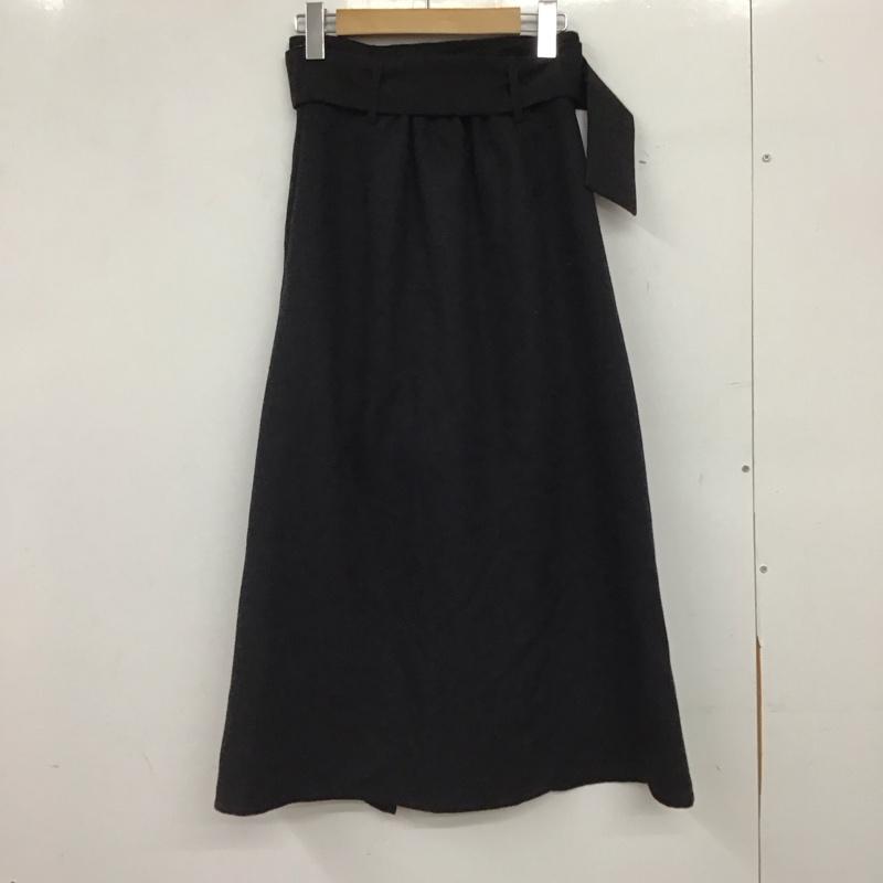 リゼクシー RESEXXY スカート ロングスカート キュロットスカート FREE 無地 黒 / ブラック / black レディース USED 古着 中古 10157587