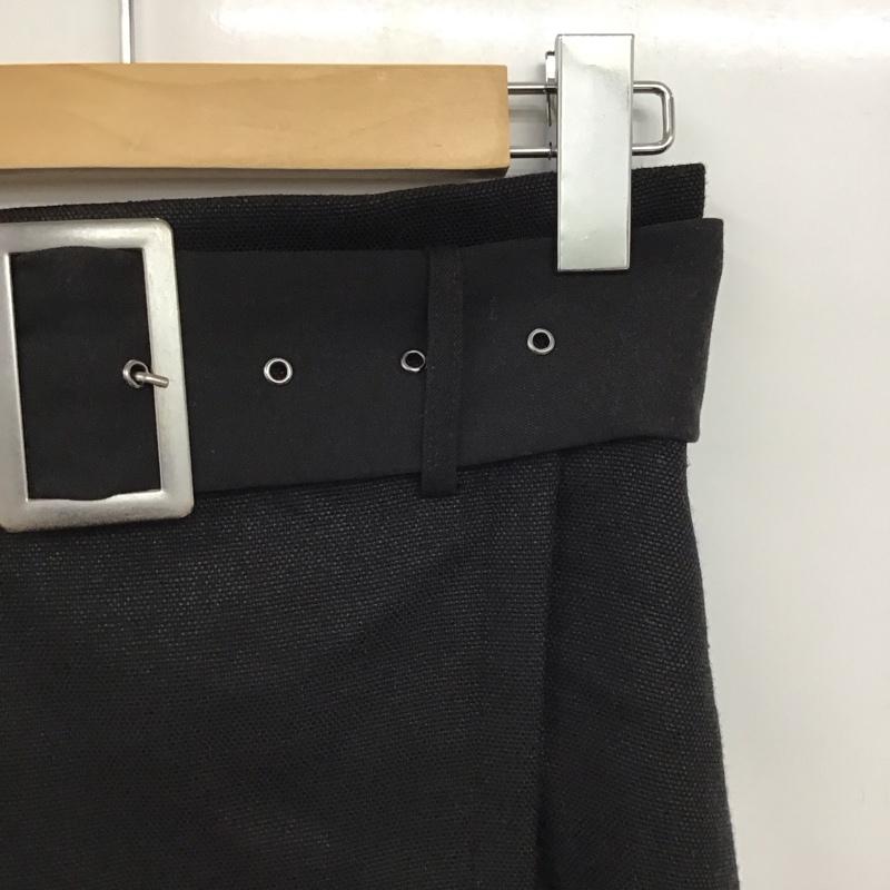リゼクシー RESEXXY スカート ロングスカート キュロットスカート FREE 無地 黒 / ブラック / black レディース USED 古着 中古 10157587