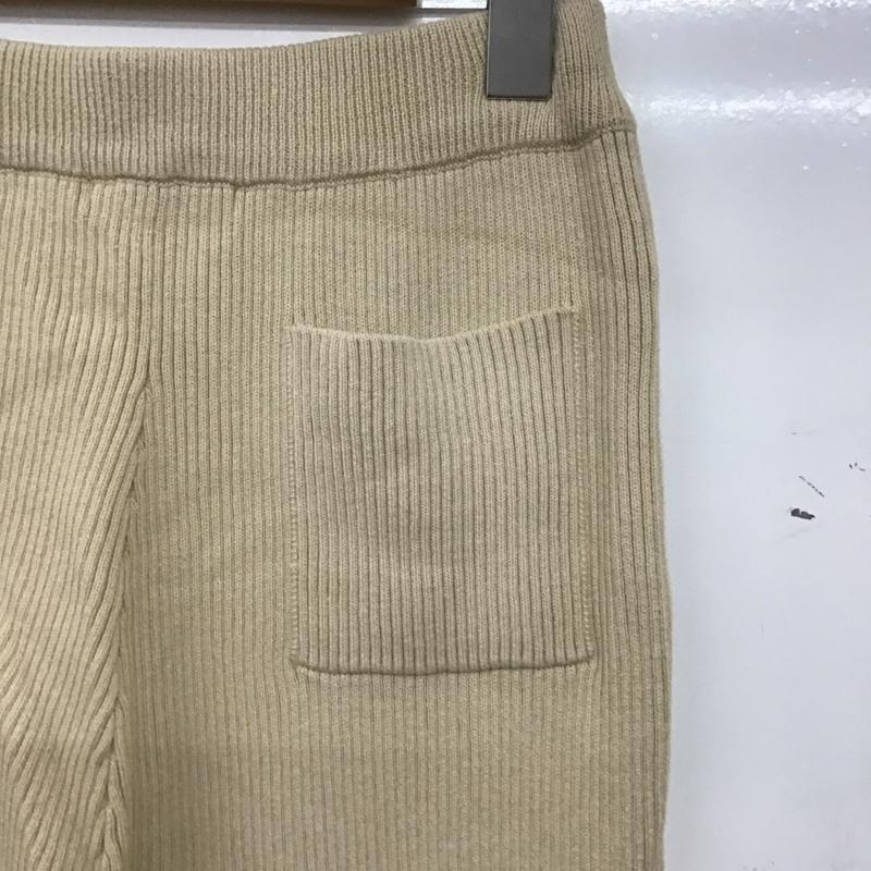フリークスストア FREAK S STORE ボトムス ボトムス F20-LTK-29 リブニットパンツ リブフレアパンツ S 無地 ベージュ / ベージュ / beige レディース USED 古着 中古 10157588