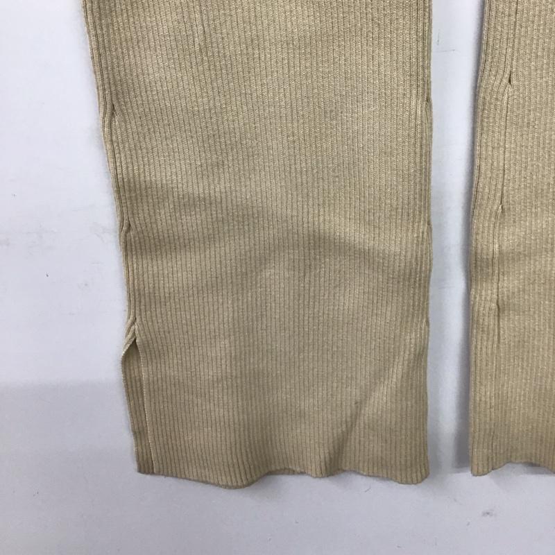 フリークスストア FREAK S STORE ボトムス ボトムス F20-LTK-29 リブニットパンツ リブフレアパンツ S 無地 ベージュ / ベージュ / beige レディース USED 古着 中古 10157588