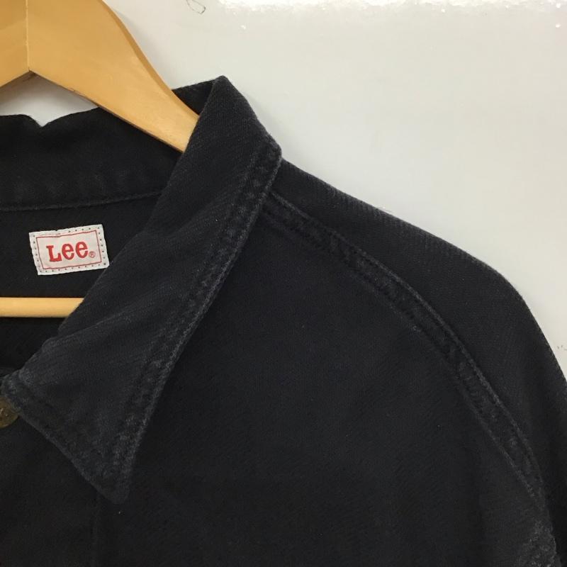リー Lee ジャケット、上着 ジャンパー、ブルゾン カジュアルジャケット Gジャン アウター XL ロゴ、文字 紺 / ネイビー / navy メンズ USED 古着 中古 10157589