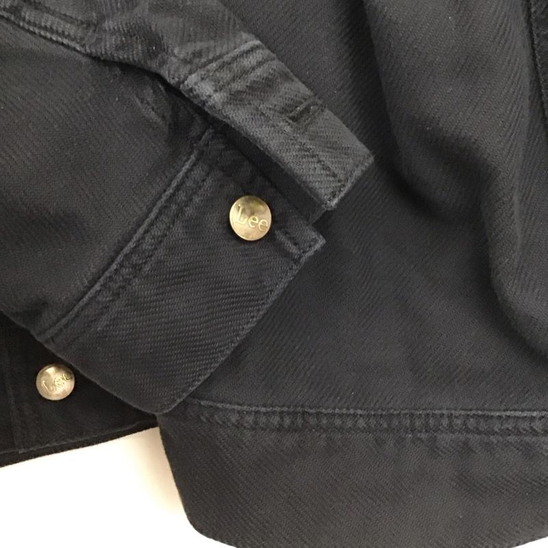 リー Lee ジャケット、上着 ジャンパー、ブルゾン カジュアルジャケット Gジャン アウター XL ロゴ、文字 紺 / ネイビー / navy メンズ USED 古着 中古 10157589