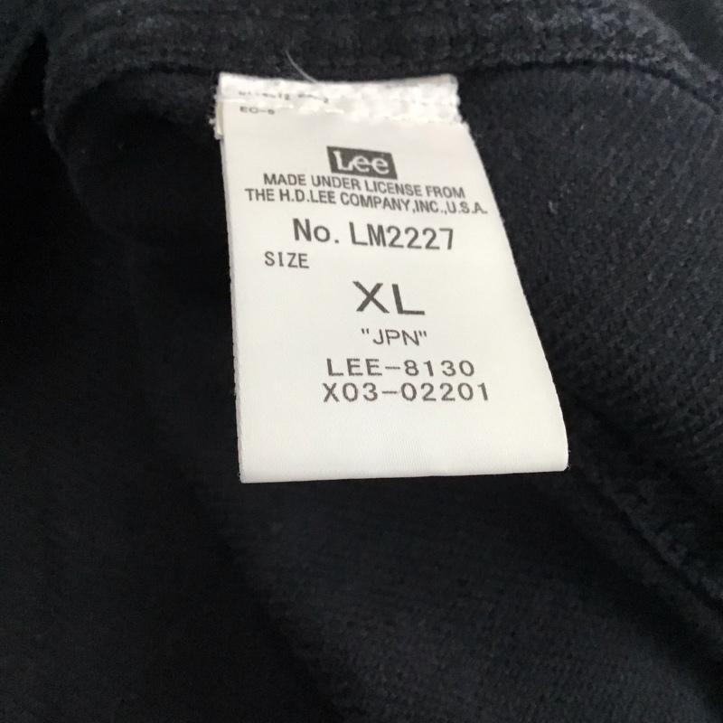 リー Lee ジャケット、上着 ジャンパー、ブルゾン カジュアルジャケット Gジャン アウター XL ロゴ、文字 紺 / ネイビー / navy メンズ USED 古着 中古 10157589