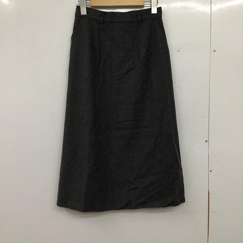 マックスマーラウィークエンドライン MAXMARA WEEKEND LINE スカート ロングスカート 40 無地 灰 / グレー / gray レディース USED 古着 中古 10157591