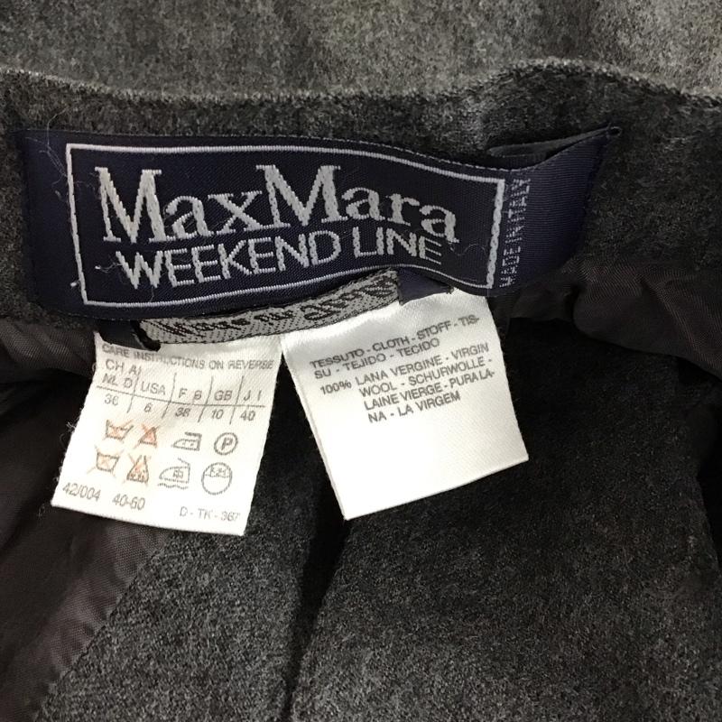 マックスマーラウィークエンドライン MAXMARA WEEKEND LINE スカート ロングスカート 40 無地 灰 / グレー / gray レディース USED 古着 中古 10157591