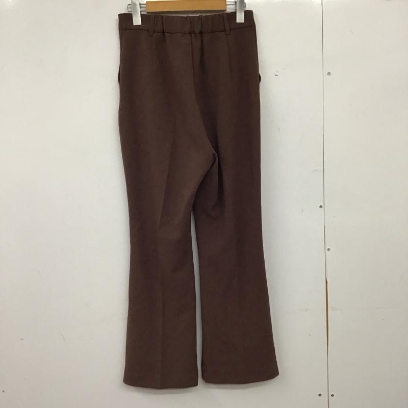 アースミュージックアンドエコロジー earth music&ecology パンツ スラックス M 無地 茶 / ブラウン / brown レディース USED 古着 中古 10157594