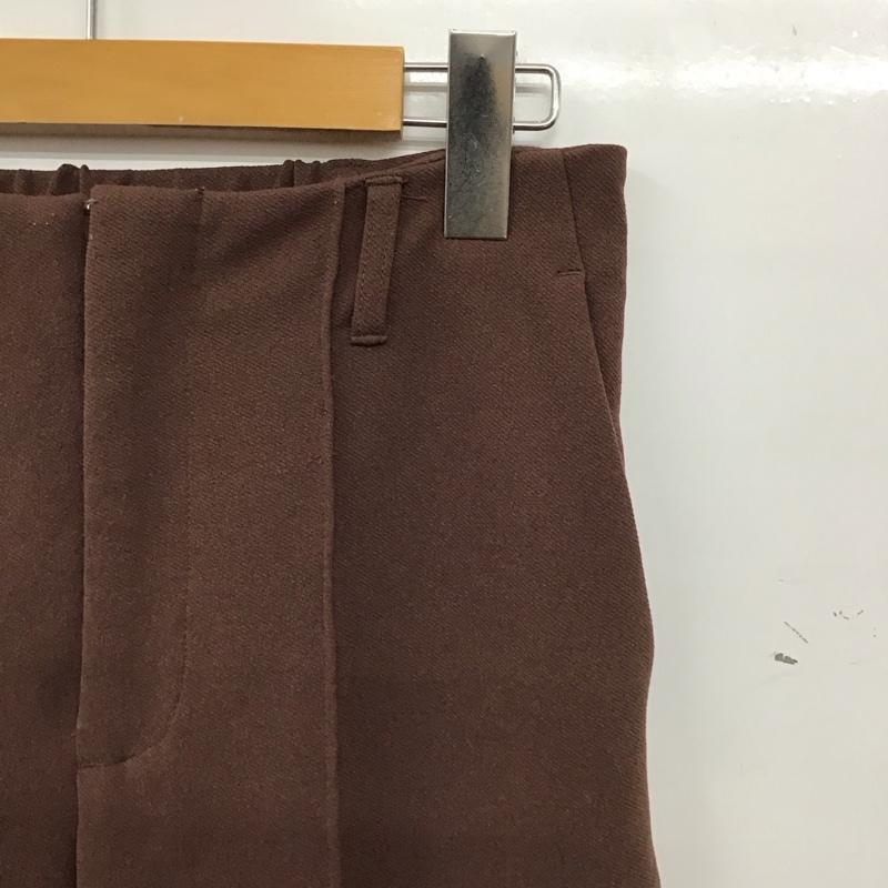 アースミュージックアンドエコロジー earth music&ecology パンツ スラックス M 無地 茶 / ブラウン / brown レディース USED 古着 中古 10157594