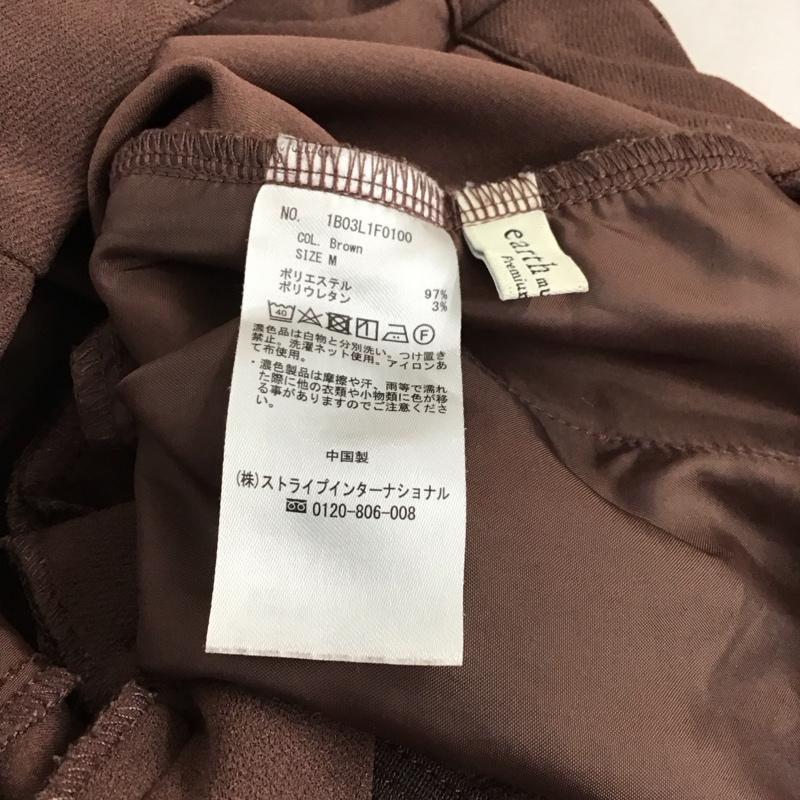 アースミュージックアンドエコロジー earth music&ecology パンツ スラックス M 無地 茶 / ブラウン / brown レディース USED 古着 中古 10157594