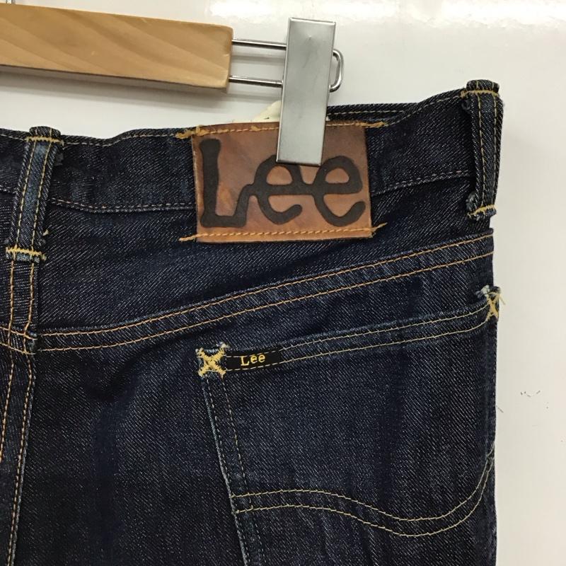 リー Lee パンツ デニム、ジーンズ デニムパンツ スリムパンツ カジュアルパンツ 32インチ 無地 インディゴ / インディゴ / Indigo メンズ USED 古着 中古 10157597
