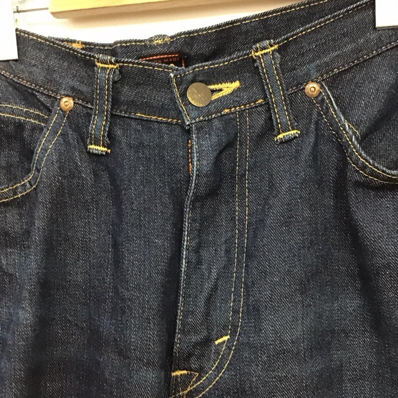 リー Lee パンツ デニム、ジーンズ デニムパンツ スリムパンツ カジュアルパンツ 32インチ 無地 インディゴ / インディゴ / Indigo メンズ USED 古着 中古 10157597