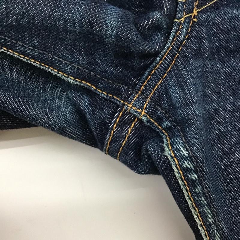 リー Lee パンツ デニム、ジーンズ デニムパンツ スリムパンツ カジュアルパンツ 32インチ 無地 インディゴ / インディゴ / Indigo メンズ USED 古着 中古 10157597
