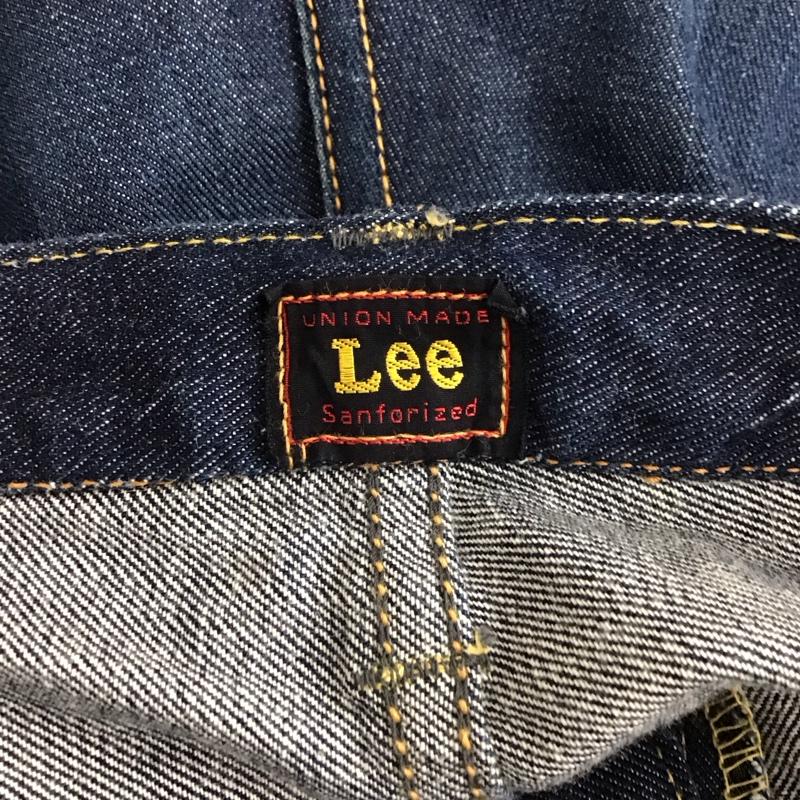 リー Lee パンツ デニム、ジーンズ デニムパンツ スリムパンツ カジュアルパンツ 32インチ 無地 インディゴ / インディゴ / Indigo メンズ USED 古着 中古 10157597