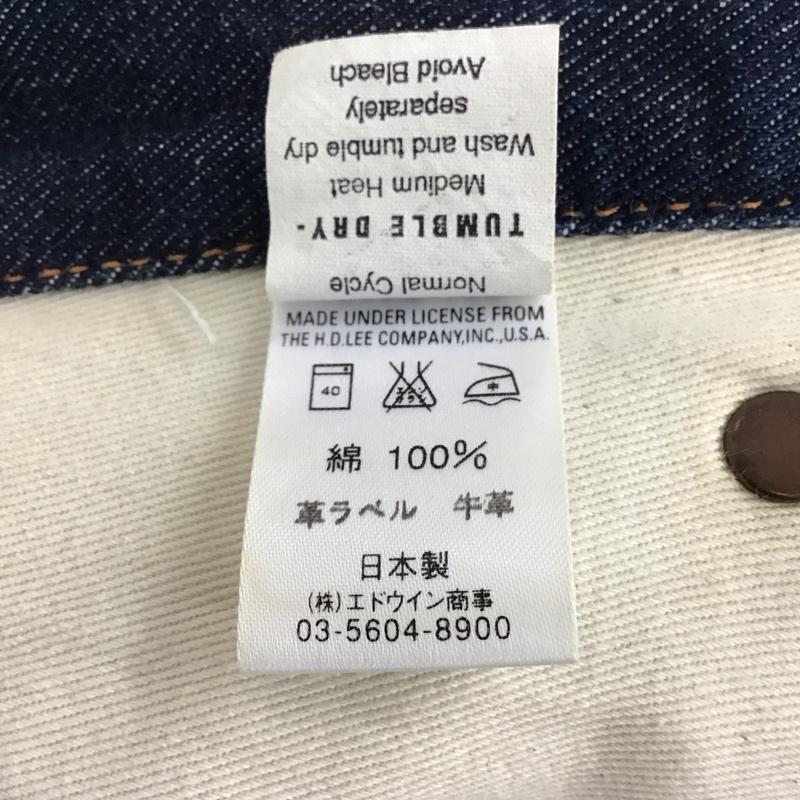 リー Lee パンツ デニム、ジーンズ デニムパンツ スリムパンツ カジュアルパンツ 32インチ 無地 インディゴ / インディゴ / Indigo メンズ USED 古着 中古 10157597